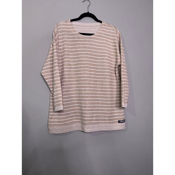 Lands End Horizontal Striped Crewneck - Picture 1 of 2